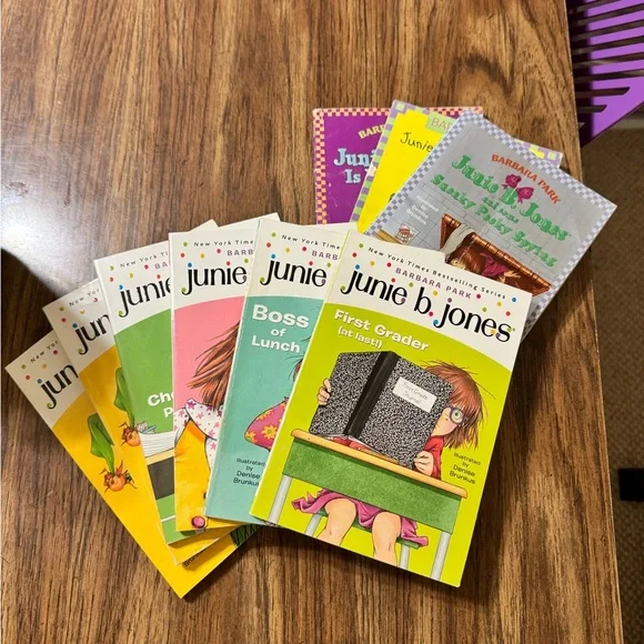 Nine Junie B. Jones Books - Picture 1 of 9
